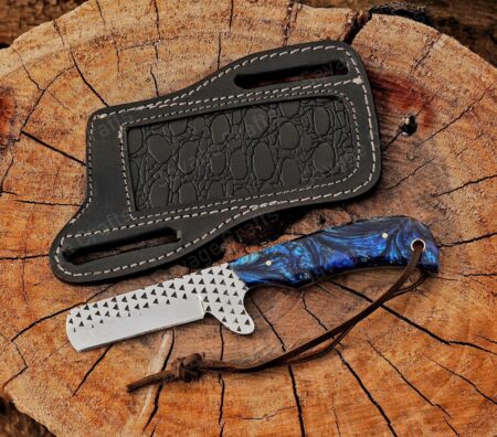 7.5″ High-Carbon Steel Bull Cutter Knife – Resin Handle