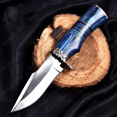 10″ Stainless Steel Hunting Knife – Wood Handle