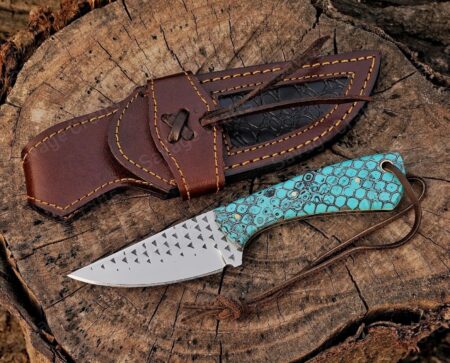 7.5″ High-Carbon Steel Cowboy Knife – Resin Handle