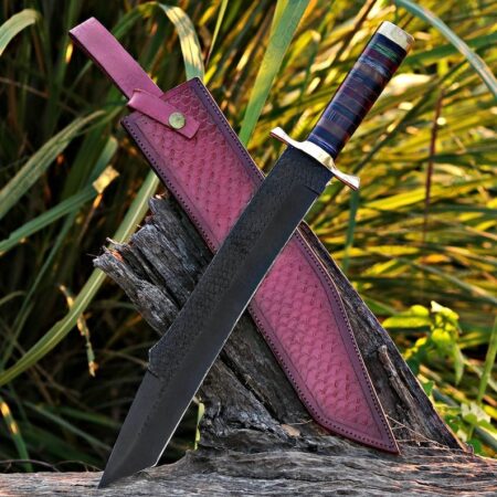 19″ Black Oxide Steel Machete – Wood Handle