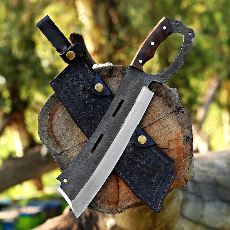 15″ 1095 Carbon Steel Jungle Machete – Wood Handle