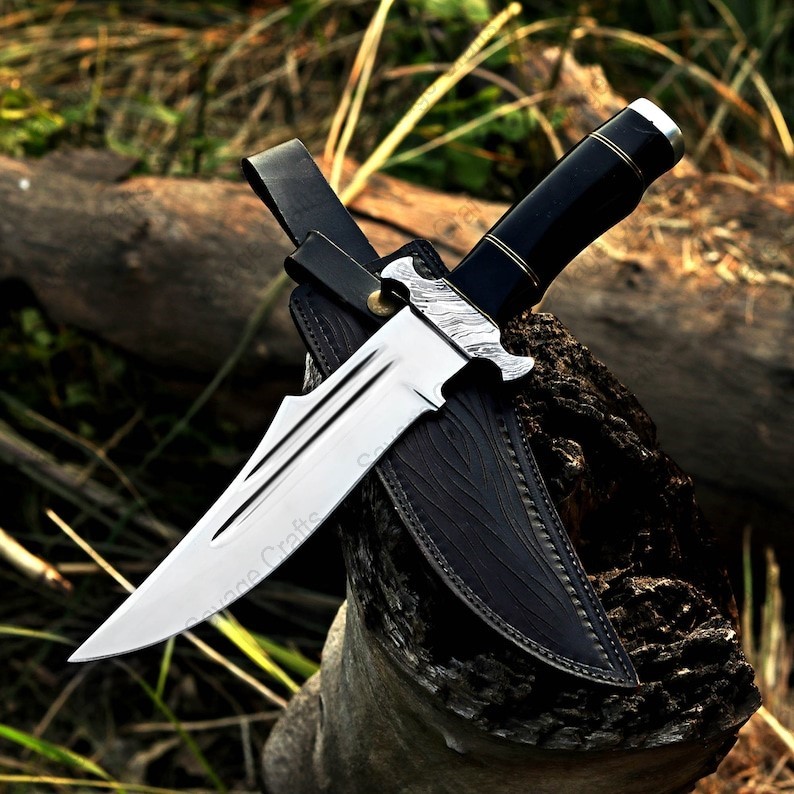 13″ J2 Steel Bowie Knife – Resin Handle