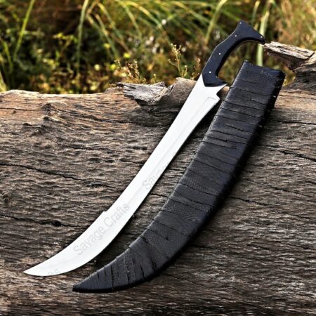 26″ D2 Tool Steel Machete – Micarta Handle