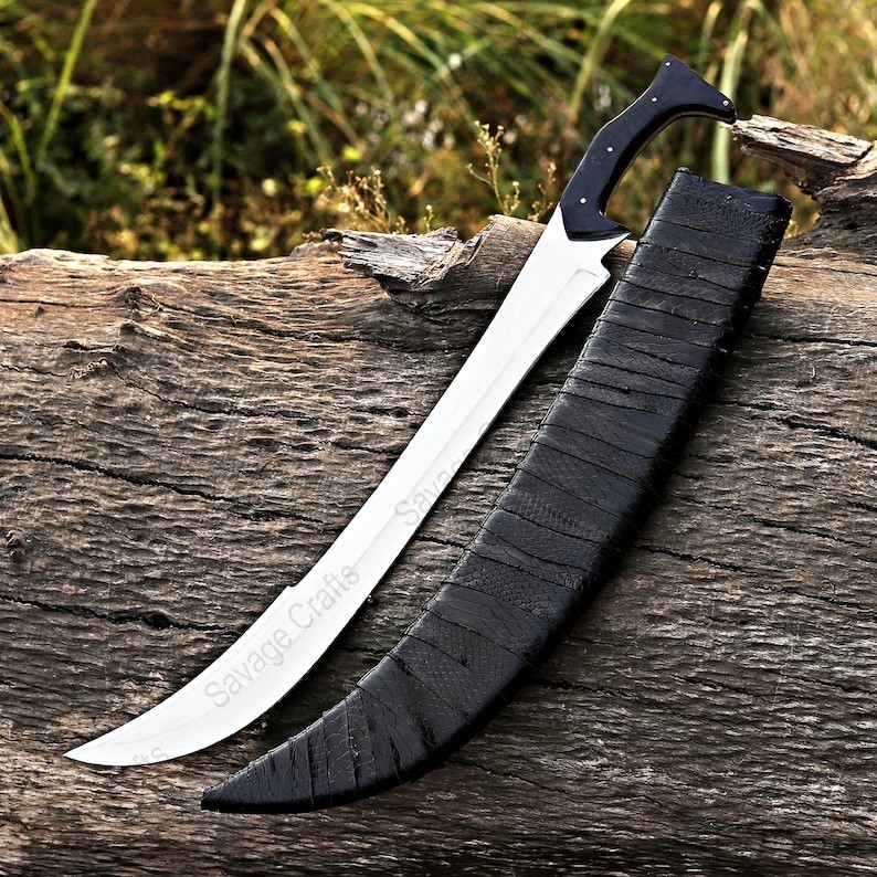 26″ D2 Tool Steel Machete – Micarta Handle