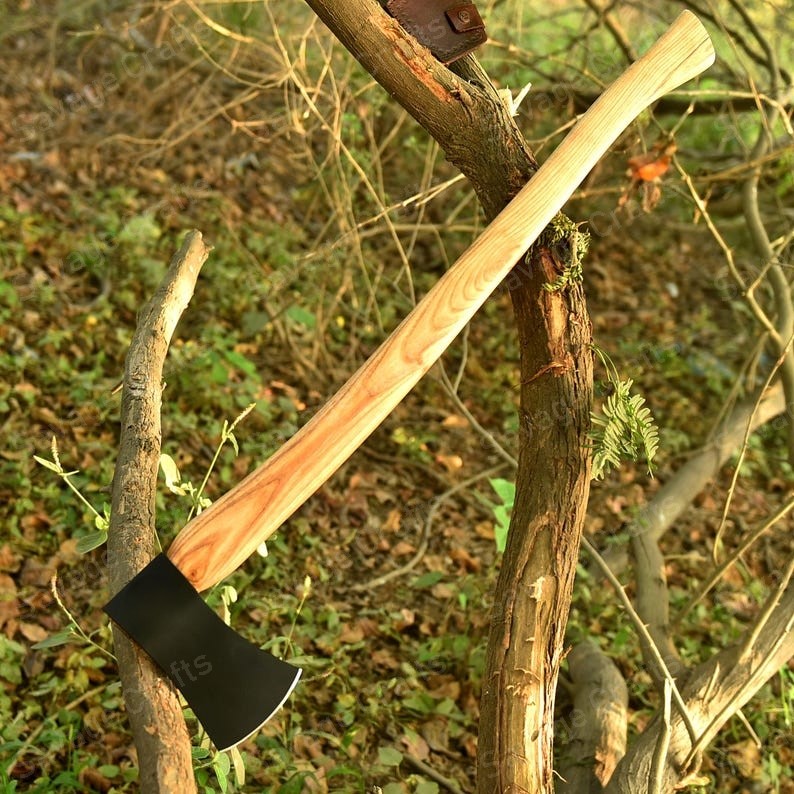 32″ Carbon Steel Felling Axe – Ashwood Handle