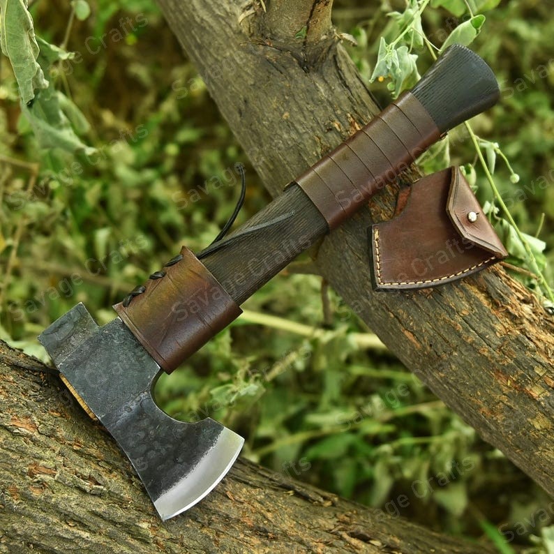 13″ Carbon Steel Viking Axe – Ashwood Handle