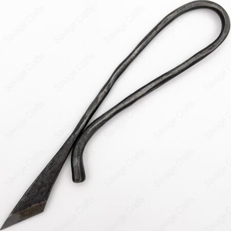 Full Tang Iron Forged Carbon Steel Traditional Medieval Leather Cutter