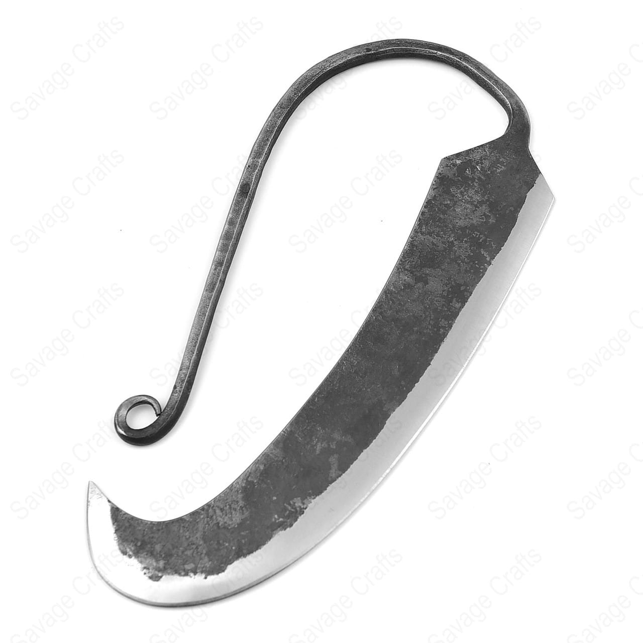 Full Tang Iron Forged Carbon Steel Medieval Pizza Cutter