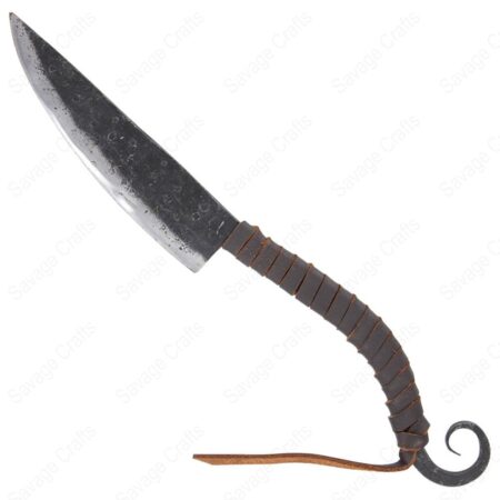 Full Tang Iron Forged Carbon Steel Twisted Celtic Knife