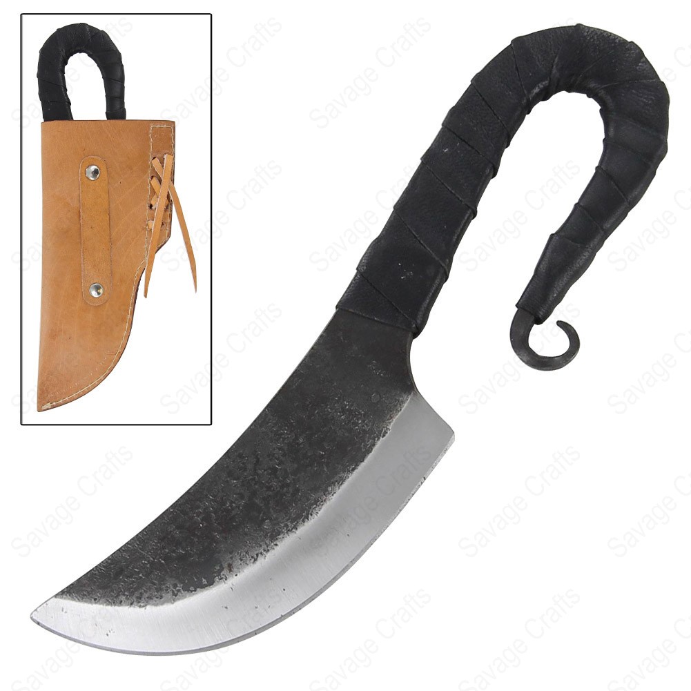 Full Tang Iron Forged Carbon Steel Medieval Knife